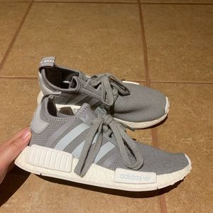 Grey Adidas NMDs